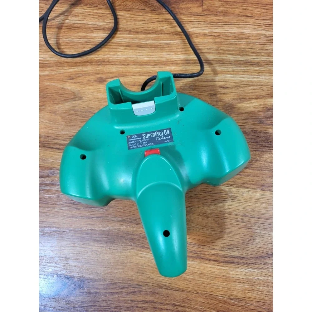 Performance Brand SuperPad‎ 64 Colors Controller Green (Nintendo 64) *TESTED*